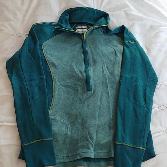 Women's Columbia 3/4 Zip Sweatshirt - Picture 1 of 4